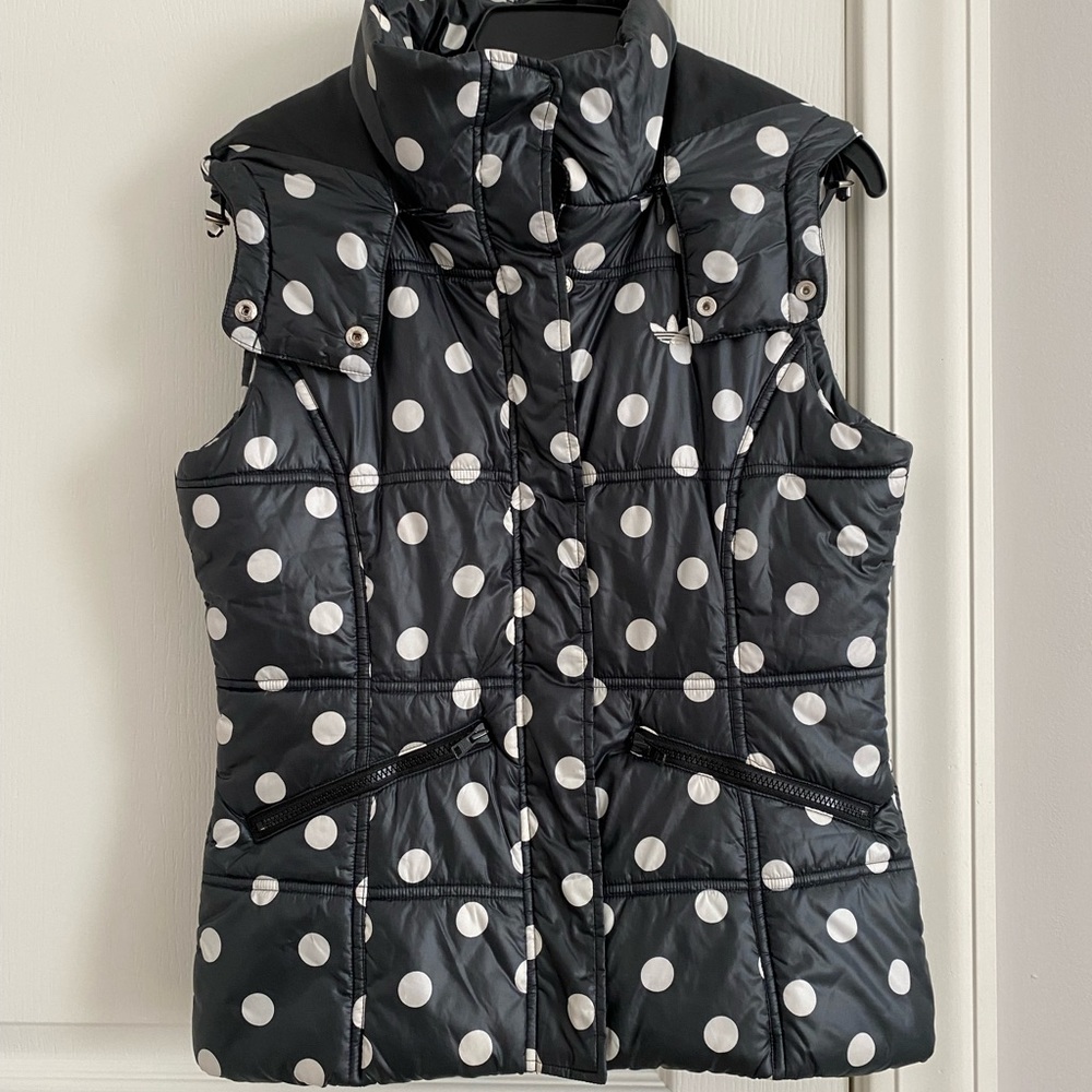 Adidas zip up vest